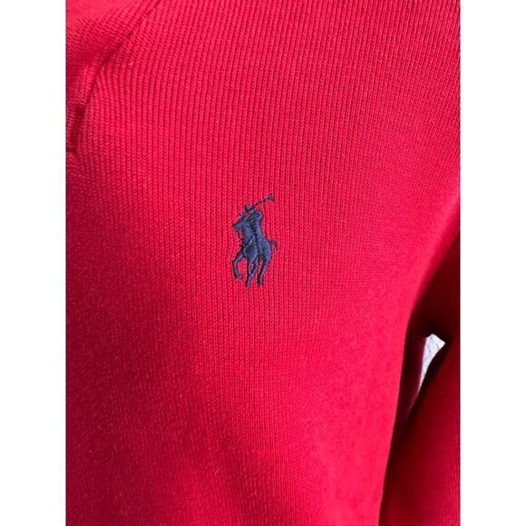 Vintage Polo Ralph Lauren Men's Red Sweater Sz Medium EUC Cotton 41381‎ - Picture 6 of 6